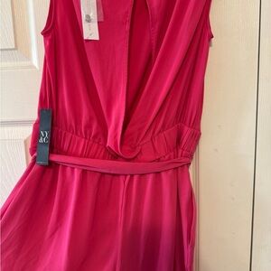 New York & Company Pink Jumpsuit